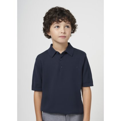 MAYORAL chlapčenská  polokošeľa bavlnená - Modrá (Veľkosť 152)