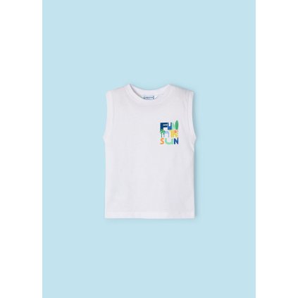 MAYORAL chlapčenské tielko - Biela (Veľkosť 116)