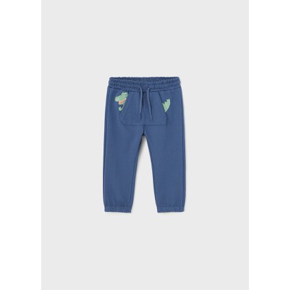 MAYORAL chlapčenské tepláky-športové nohavice - Modrá (Veľkosť 86)