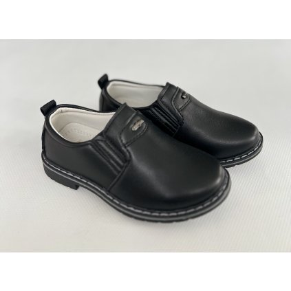 Chlapčenské elegantné poltopánky - Čierna (Veľkosť 26)