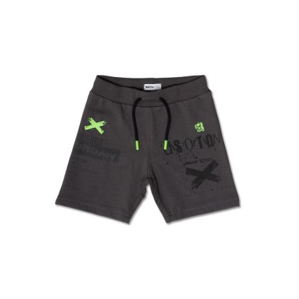 Chlapčenské bavlnené krátke nohavice - Sivá (Veľkosť 110)