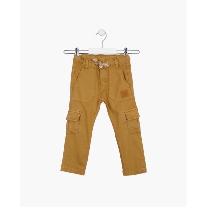 Chlapčenské športové nohavice kapsáčové - Hnedá (Veľkosť 116)