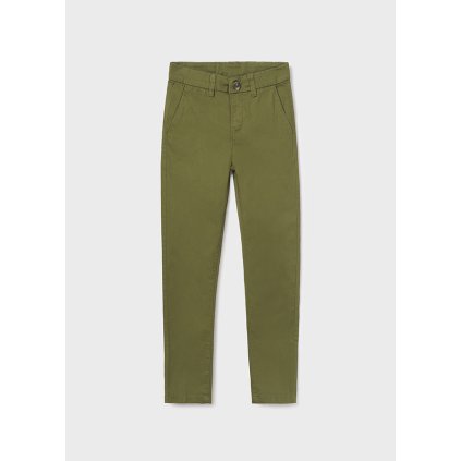 Chino chlapčenské nohavice - Zelená (Veľkosť 164)