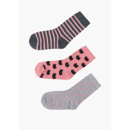 Dievčenské bavlnené ponožky - Mnohofarebné (Veľkosť 37-40)