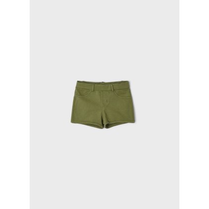 MAYORAL elastické bavlnené krátke nohavice 3279-023moss - Zelená (Veľkosť 98)