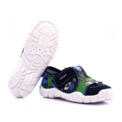 VIGGAMI chlapčenské textilné papuče - Mnohofarebné (Veľkosť 28)