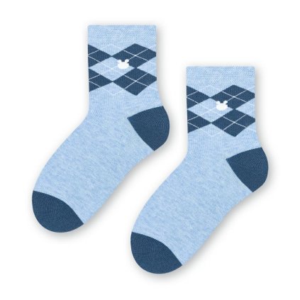 Chlapčenské ponožky (Veľkosť 29-31, Farba Modrá)