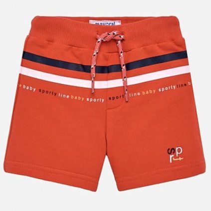 MAYORAL chlapčenské krátke nohavice 1250-057 cangrejo - Oranžová (Veľkosť 68)