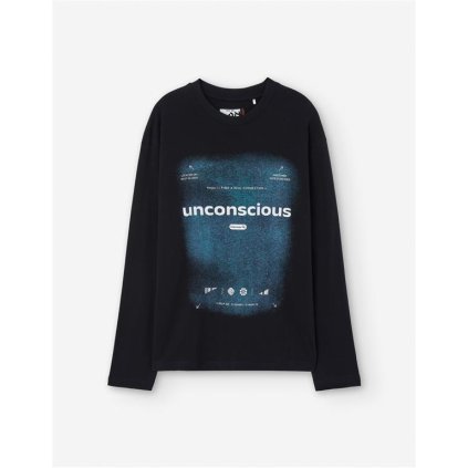 Chlapčenské tričko dlhý rukáv (Veľkosť 158, Farba Čierna)