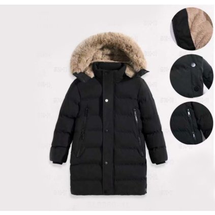 Nepremokavá chlapčenská zimná parka (Veľkosť 158/164)