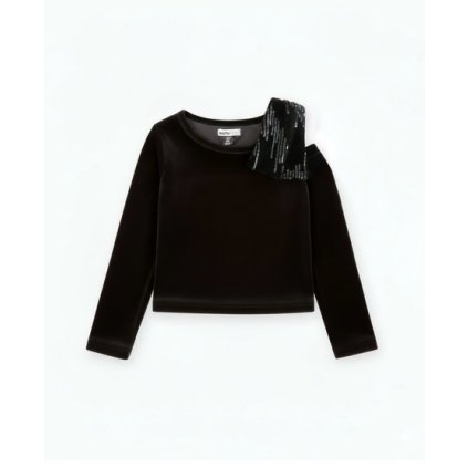 Dievčenský top s flitrami (Veľkosť 152)