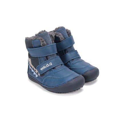 D.D.STEP barefoot zimná obuv (Veľkosť 28, Farba Modrá)