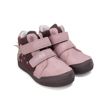 LED svietiaca dievčenská kotníková obuv D.D.STEP (Veľkosť 26)