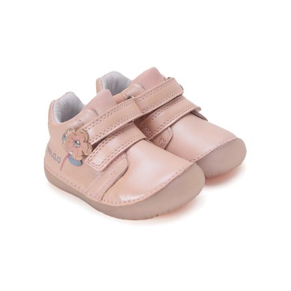 BAREFOOT kožená dievčenská obuv DD STEP (Veľkosť 25)