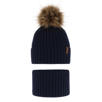 Chlapčenská zimná čiapka s nákrčníkom (Veľkosť UNI)