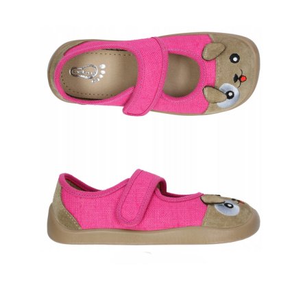 Dievčenské barefoot papučky - Ružová (Veľkosť 31)