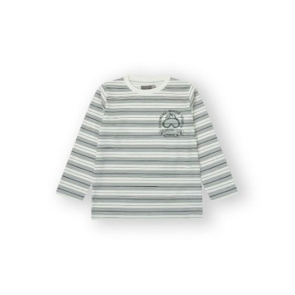 Chlapčenské tričko dlhý rukáv - Bieločierna (Veľkosť 158)