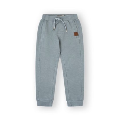 Bavlnené nohavice- tepláky chlapčenské - Sivá (Veľkosť 158)