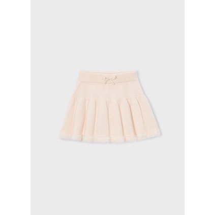 MAYORAL pletená dievčenská sukňa - Béžová (Veľkosť 140)