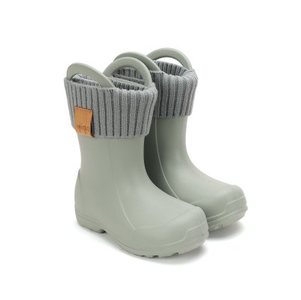 Ultraľahké zateplené gumáky D.D.STEP - Zelená (Veľkosť 28/29)