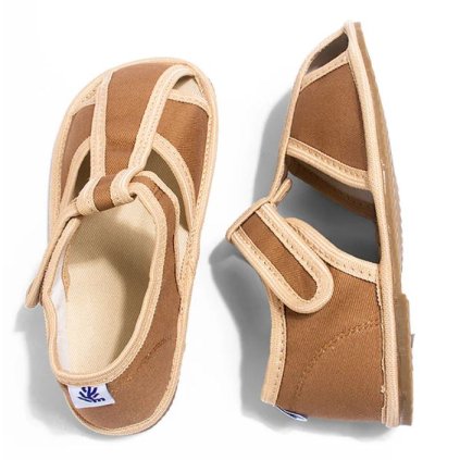 Detské ortopedické prezúvky MILASH zatvorené - Hnedá (Veľkosť 32)