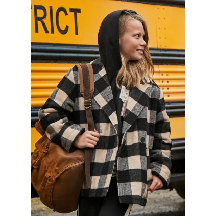 MAYORAL dievčenský  prechodný kabát-sako - Bieločierna (Veľkosť 152)