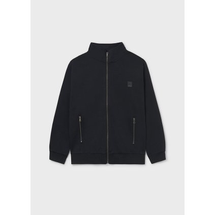 MAYORAL chlapčenská mikina s kapucňou - Čierna (Veľkosť 158)