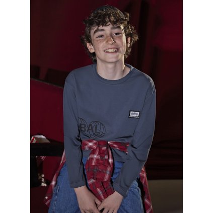 MAYORAL chlapčenské tričko s potlačou - Modrá (Veľkosť 158)