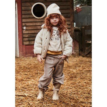 MAYORAL dievčenské rozšírené nohavice - Béžová (Veľkosť 140)