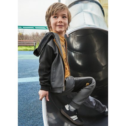 MAYORAL 3 dielna tepláková súprava - Sivá (Veľkosť 140)