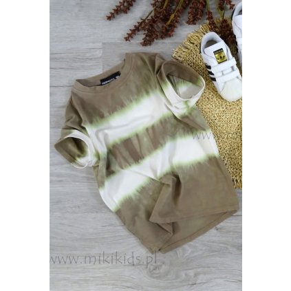 Chlapčenské tričko s krátkym rukávom - Hnedá (Veľkosť 140)