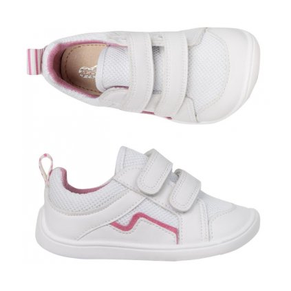 Dievčenské vzdušné barefoot tenisky - Biela (Veľkosť 32)