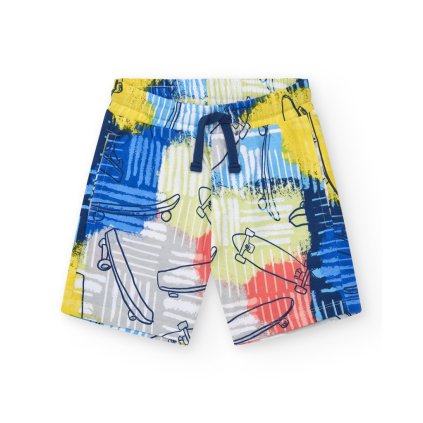 Chlapčenské bavlnené krátke nohavice - Mnohofarebné (Veľkosť 152)