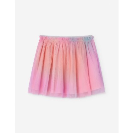 Dievčenská tylová sukňa - Ružová (Veľkosť 152)