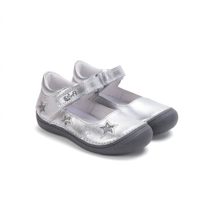 Dievčenské ortopedické balerínky PONTE - Strieborná (Veľkosť 29)