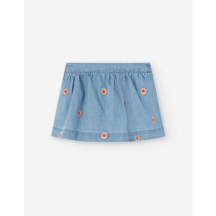 Dievčenská rifľová sukňa - Modrá (Veľkosť 92)