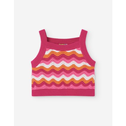 Dievčenský letný top - Cyklámenová (Veľkosť 152)