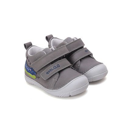 D.D.STEP chlapčenská celokožená obuv - Sivá (Veľkosť 22)