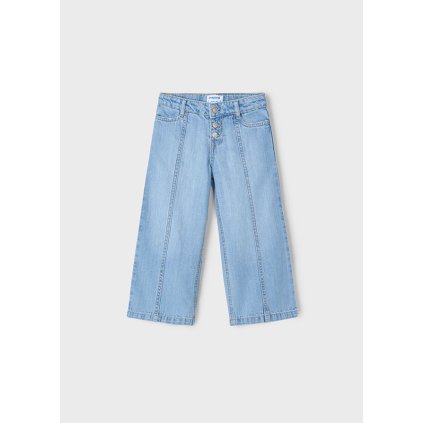 Dievčenské široké rifle - Modrá (Veľkosť 116)