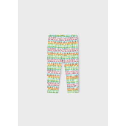 Dievčenské vzorované legíny - Mnohofarebné (Veľkosť 128)