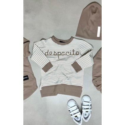 Chlapčenské tričko s dlhým rukávom Despacito - Hnedá (Veľkosť 104)