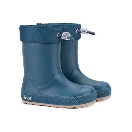 Detské barefoot gumáky IGOR - Modrá (Veľkosť 20)