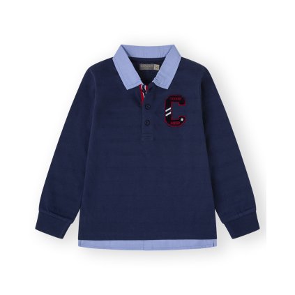 Chlapčenská polokošeľa - Modrá (Veľkosť 116)