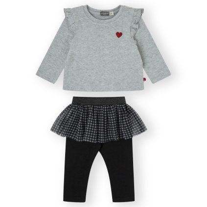 2 dielny dievčenský set - Sivá (Veľkosť 92)