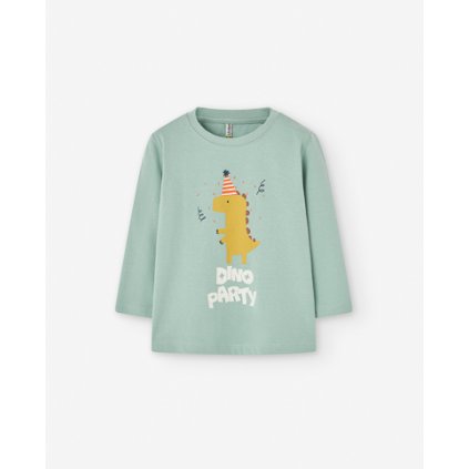 Chlapčenské tričko dlhý rukáv - pastel (Veľkosť 92/98)