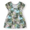 Bavlnené dievčenské šaty tunika pacific - Mnohofarebné (Veľkosť 110)
