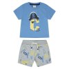 2 dielny letný chlapčenský set pirát - Modrá (Veľkosť 86)