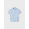 MAYORAL chlapčenská košeľa s krátkym rukávom - Modrá (Veľkosť 110)