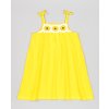 Dievčenské letné šaty - Žltá (Veľkosť 116)