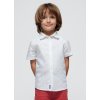 MAYORAL chlapčenská košeľa s krátkym rukávom - Biela